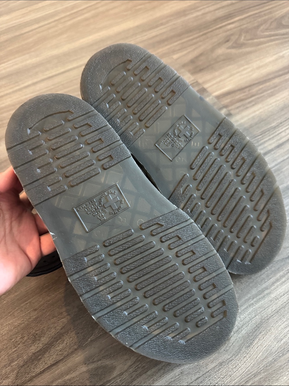 Dr Martens Black Gryphon Leather Strap Platform Gladiator Walking Sandals EU 36 - Picture 5 of 5
